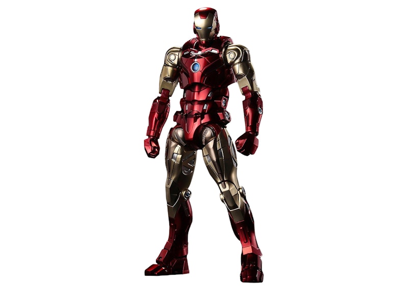 Sentinel Fighting Armor Marvel Iron Man Action Figure Red & Gold