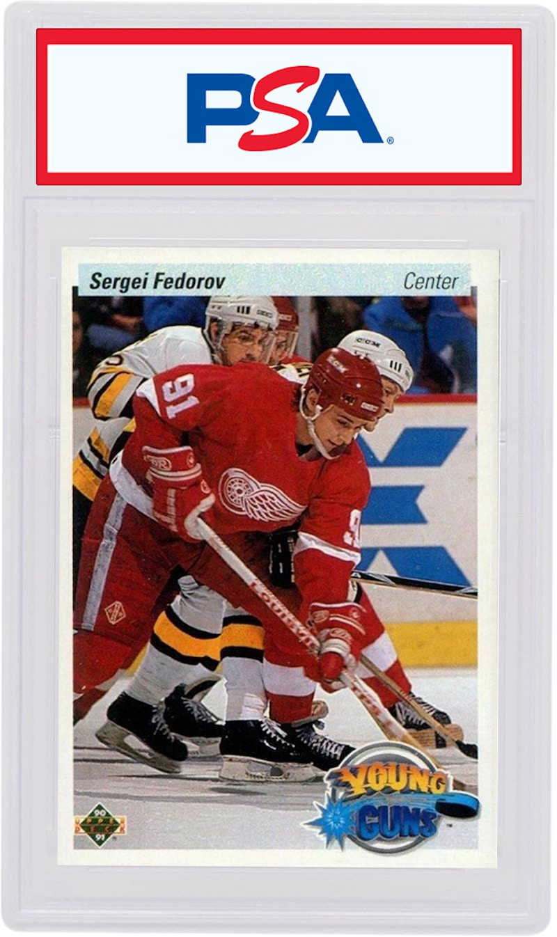 Sergei Fedorov 1990 Upper Deck Young Guns Rookie #525 (PSA or BGS Graded)