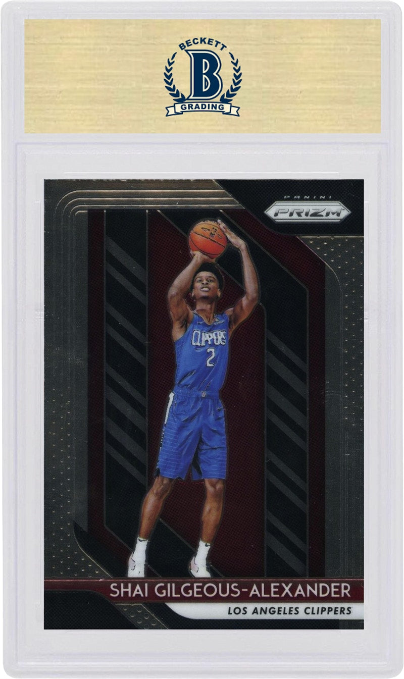 Shai Gilgeous-Alexander 2018 Panini Prizm Rookie #184 (PSA or BGS Graded)