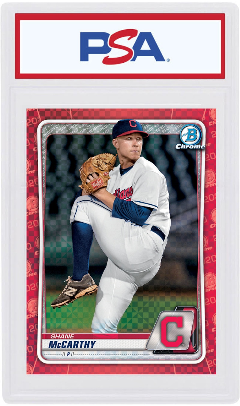Shane Mccarthy 2020 Bowman Chrome X Red X-Fractor 1/1 #BCP-179