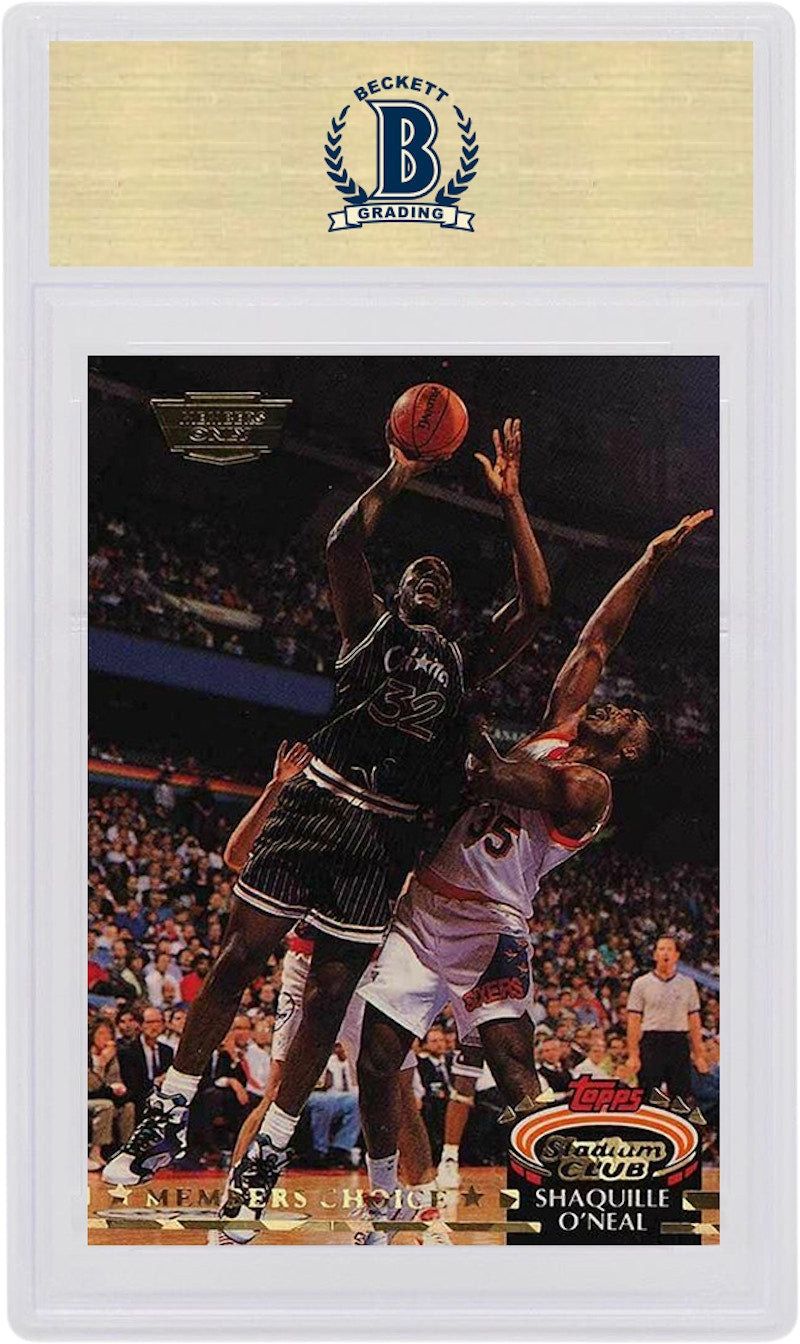 Shaquille O'Neal 1992 Topps Stadium Club Rookie Members Only #201 (PSA or BGS Graded)