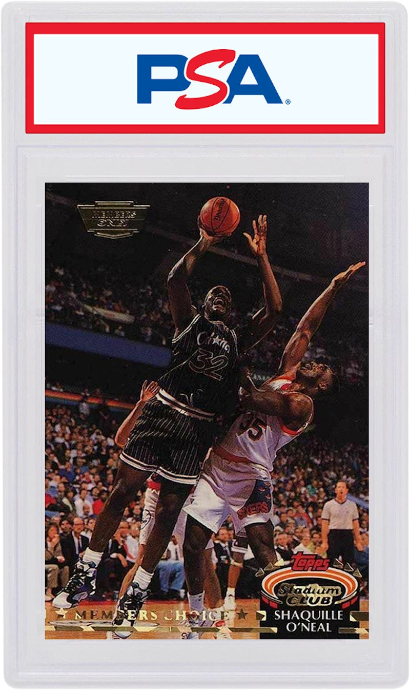 Shaquille O'Neal 1992 Topps Stadium Club Rookie Members Only #201 (PSA or BGS Graded)