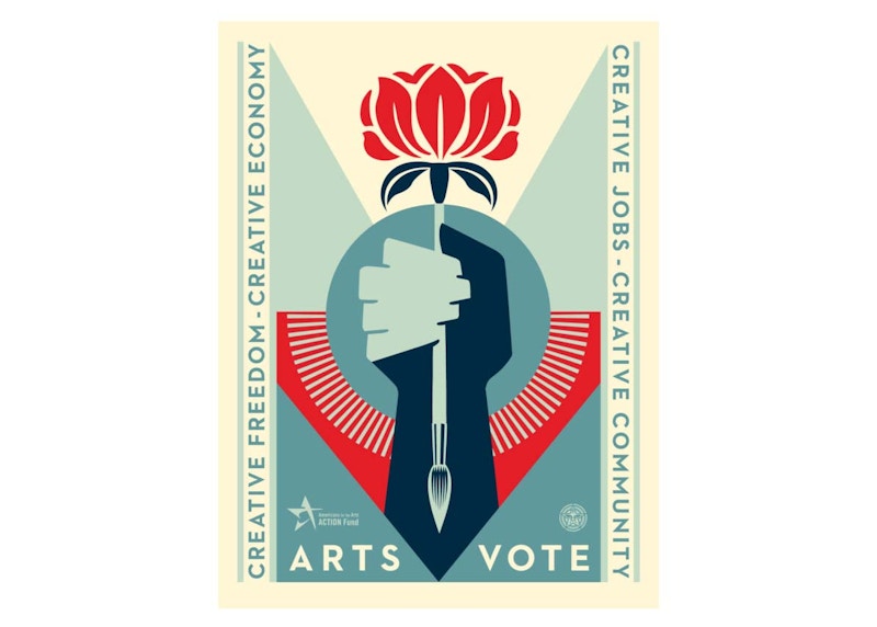 Shepard Fairey Artsvote Print (Signed, Edition of 500)