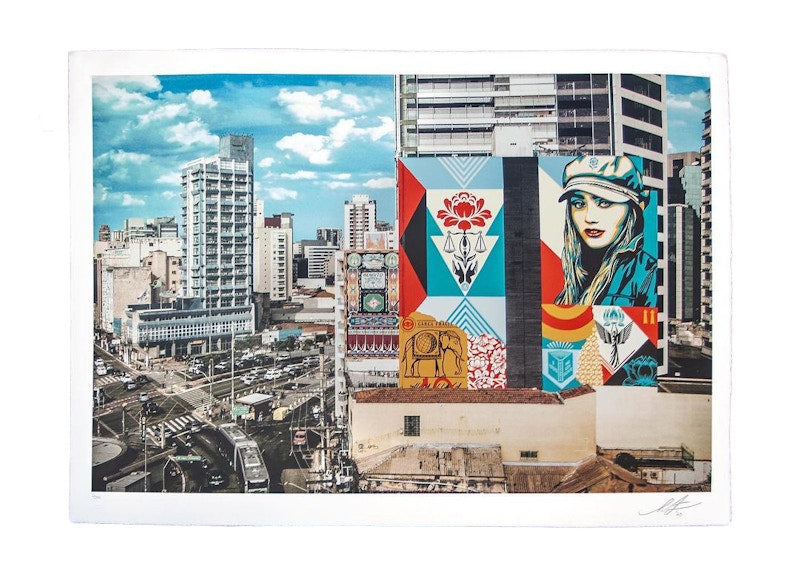 Shepard Fairey Carga Frágil Mural Print (Signed, Edition of 300)