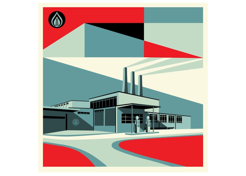 Shepard Fairey Downward Trajectory Print (Signed, Edition of 500)