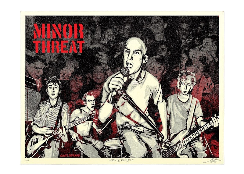 Shepard Fairey Just a Minor Threat Print (Signed, Edition of 550)
