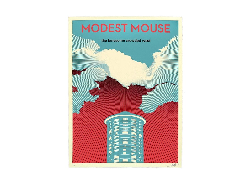 Shepard Fairey Modest Mouse The Lonesome Crowded Next Print A (Signed, Edition of 525)