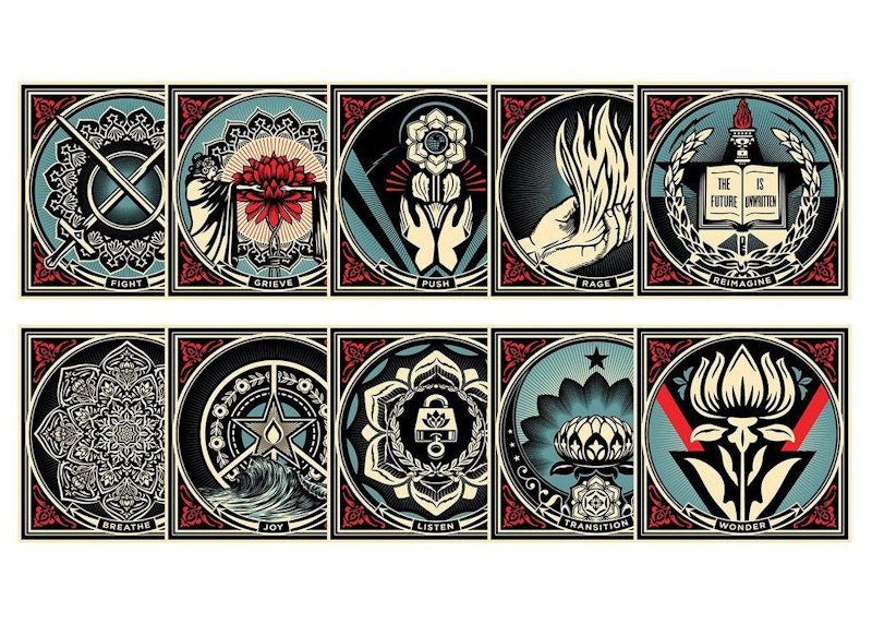 Shepard Fairey Revolutionary Love Box Print Set (Signed Edition of 250)