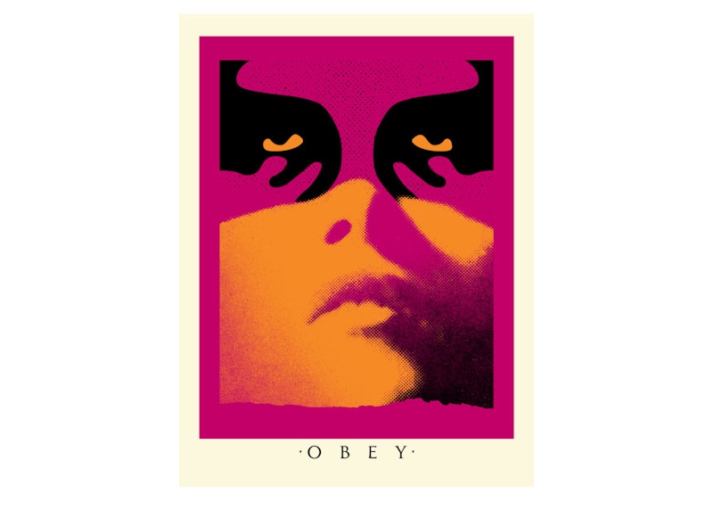 Shepard Fairey Shadowplay Print Orange (Signed, Edition of 350)