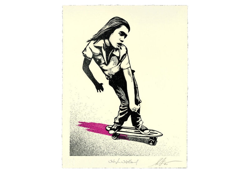 Shepard Fairey Style Changes Style Endures Print Magenta (Signed, Edition of 115)