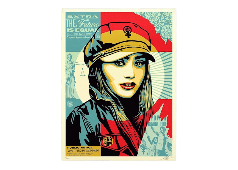 Shepard Fairey The Future Is Equal Print (Signed, Edition of 600)