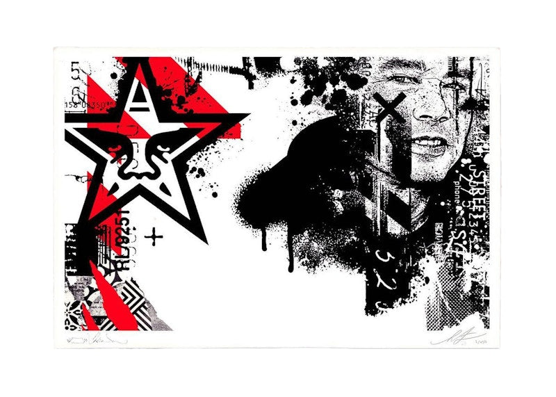 Shepard Fairey WK / Shepard Portrait Print (Signed, Edition of 450)
