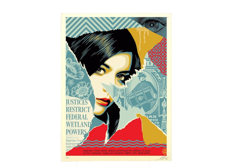 Shepard Fairey Wetland Powers Print (Signed, Edition of 550)