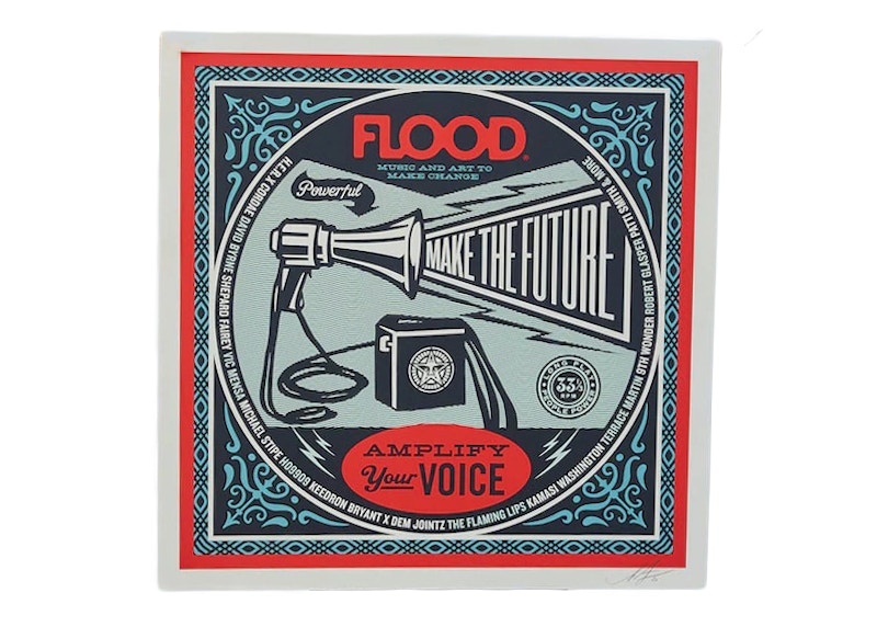 Shepard Fairey x FLOOD Print (Signed, Edition of 300)