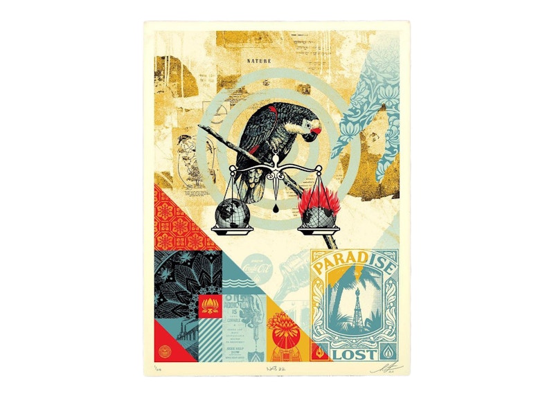 Shepard Fairey x Nicholas Kyle Bowers Paradise Lost Print (Signed, Edition of 575)