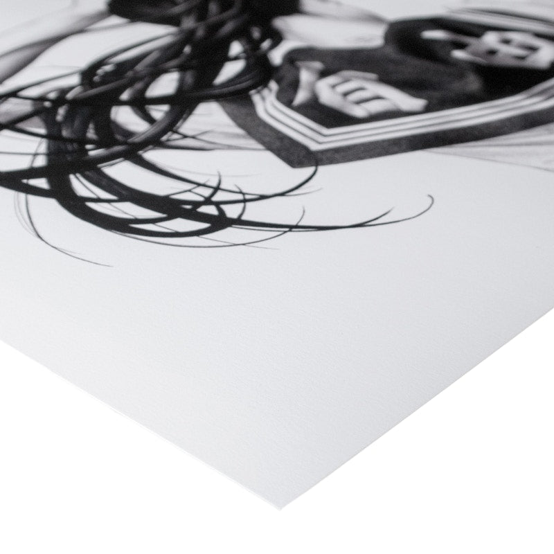 Shohei Whirlwind Poster Black Grey
