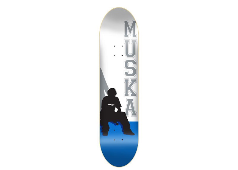 Shorty's Original Muska Silhouette 8.125 Skateboard Deck Blue