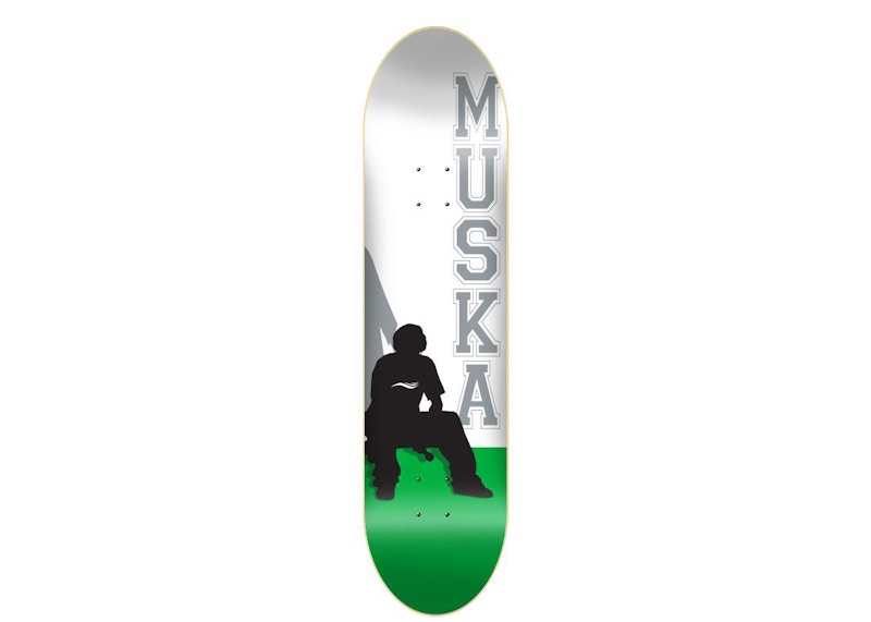 Shorty's Original Muska Silhouette 8.5 Skateboard Deck Green