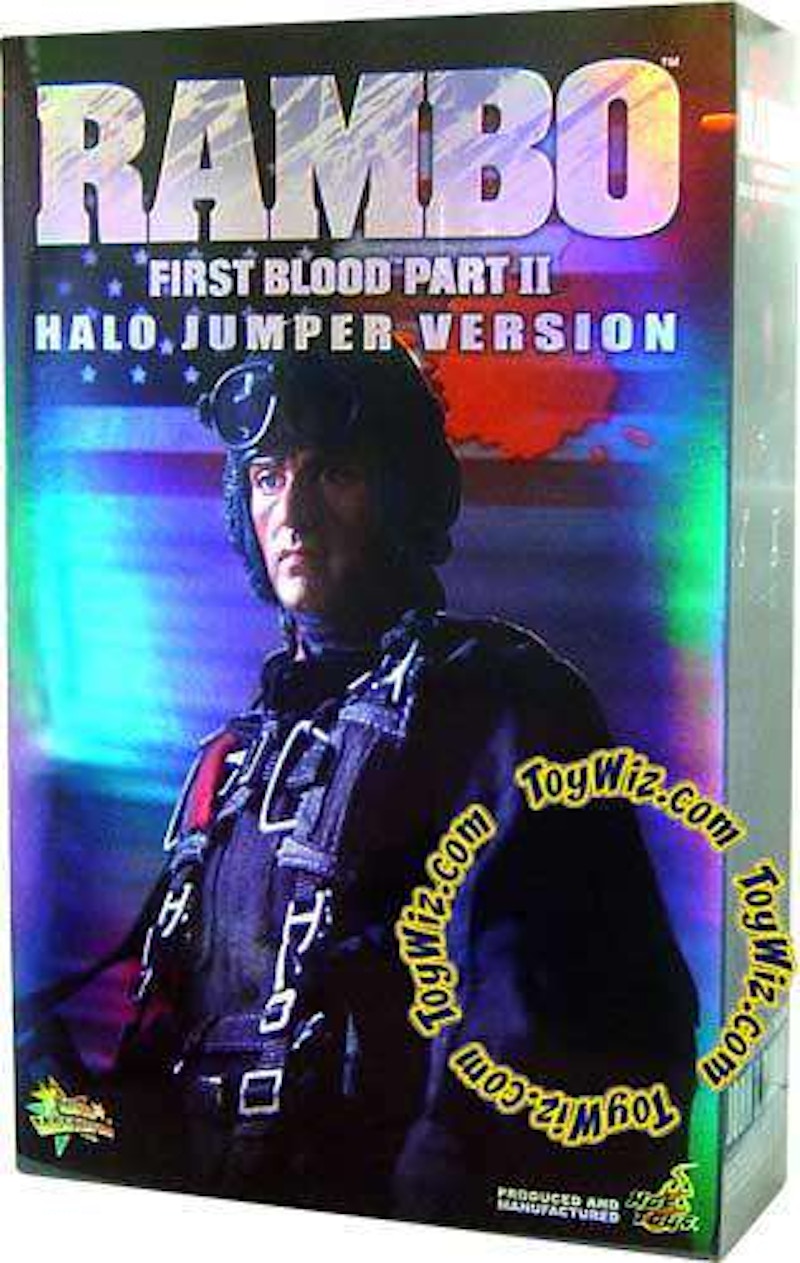 Sideshow Collectibles Rambo First Blood Part II Rambo Halo Jumper Action Figure