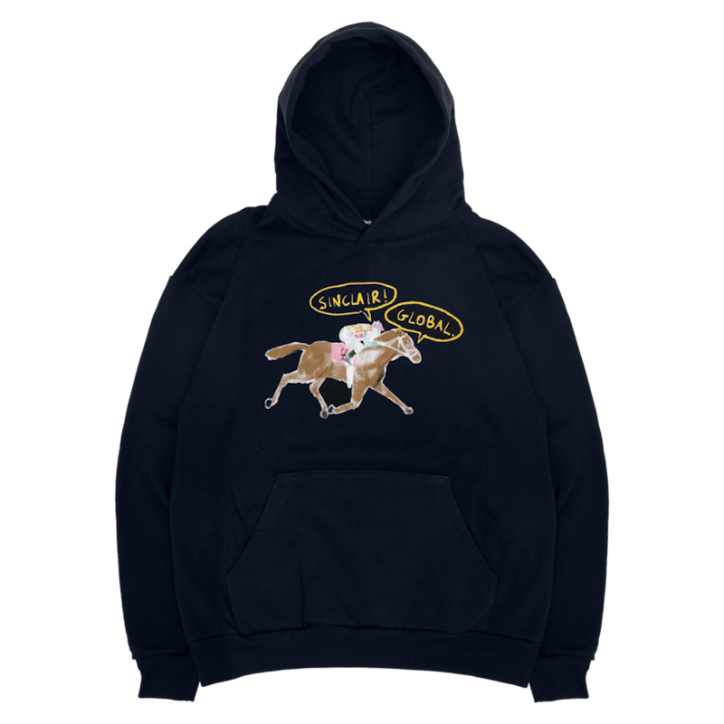 Sinclair Global Anniversary Horse Hoodie Black
