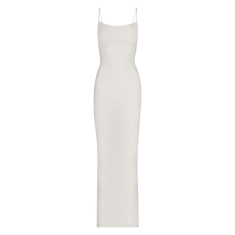 SKIMS Soft Lounge Long Slip Dress Marble