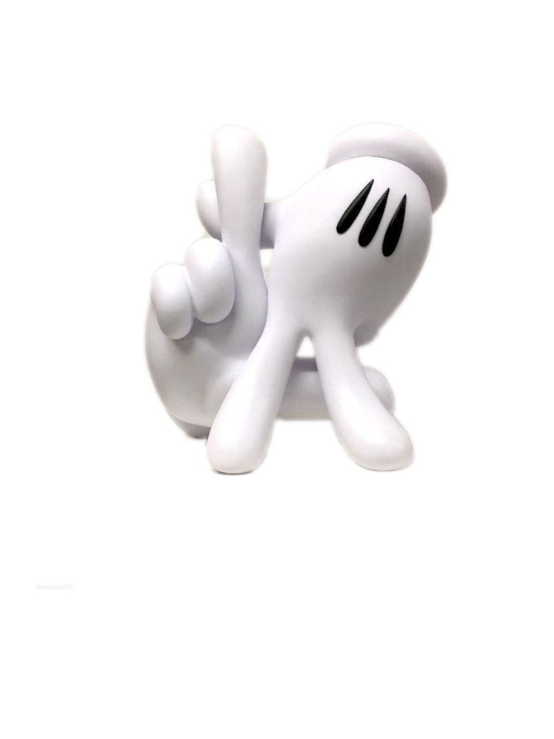 Slick LA Hands OG Edition Vinyl Figure White/Black