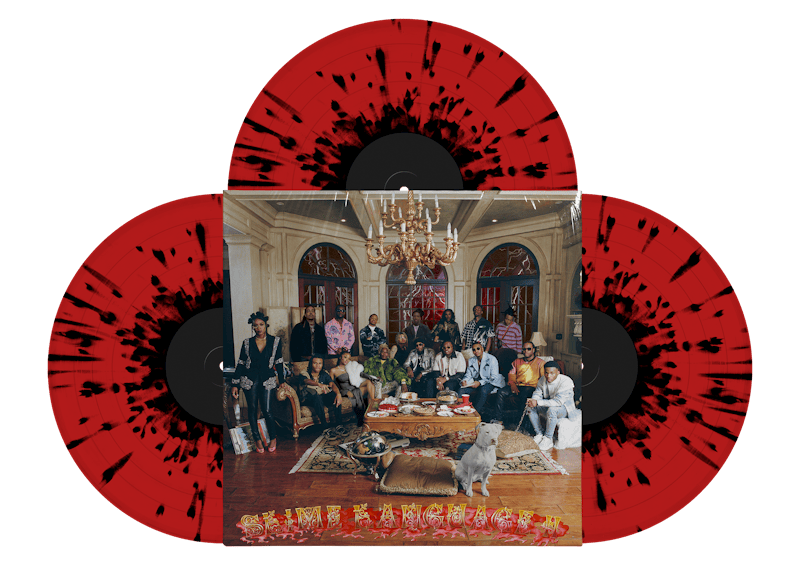 Slime Language 2 Deluxe Edition 3XLP Vinyl Red & Black Splatter