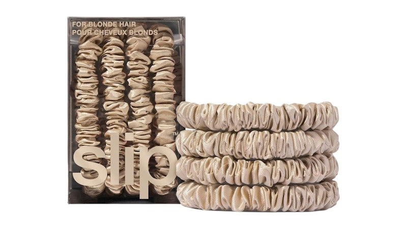 Slip Skinny Elastic Scrunchies Set (Set Of 4) Blonde