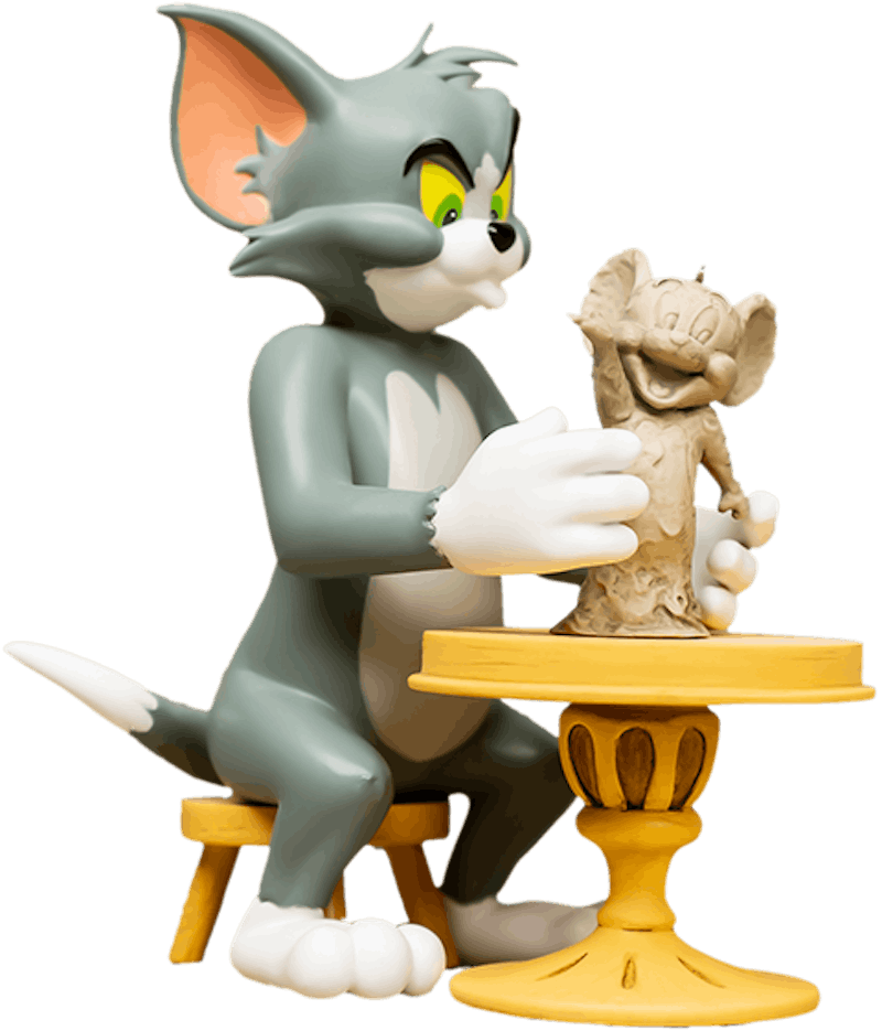 Soap Studio Tom & Jerry The Sculptor Vinyl Figure