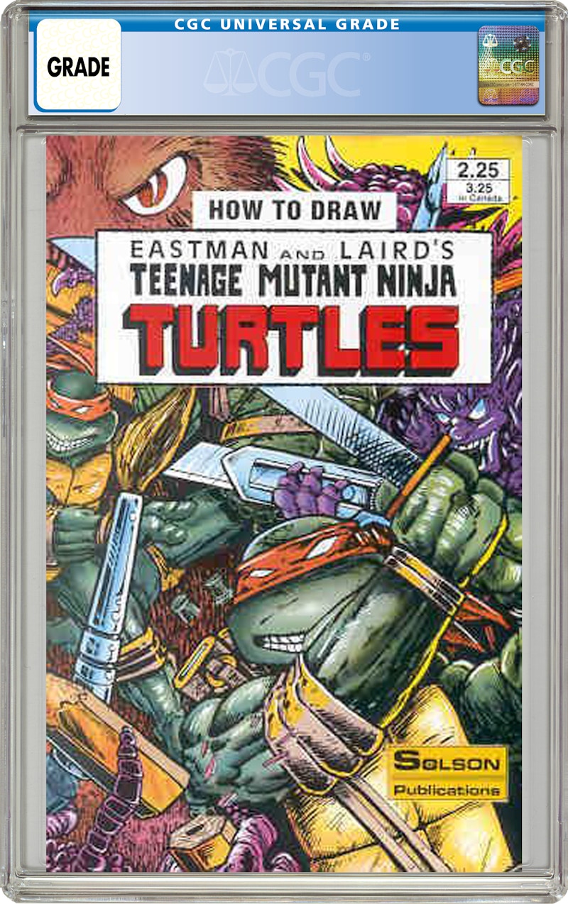 Solson How to Draw Teenage Mutant Ninja Turtles (1985) #1A Comic Book CGC Graded