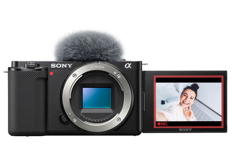 Sony Alpha ZV-E10 Mirrorless Vlog Camera (Body Only) ILCZVE10/B Black
