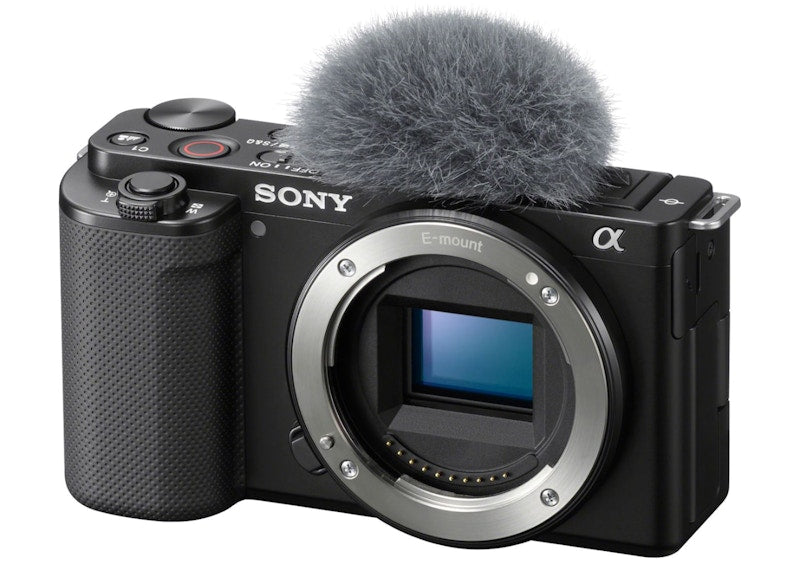 Sony Alpha ZV-E10 Mirrorless Vlog Camera (Body Only) ILCZVE10/B Black