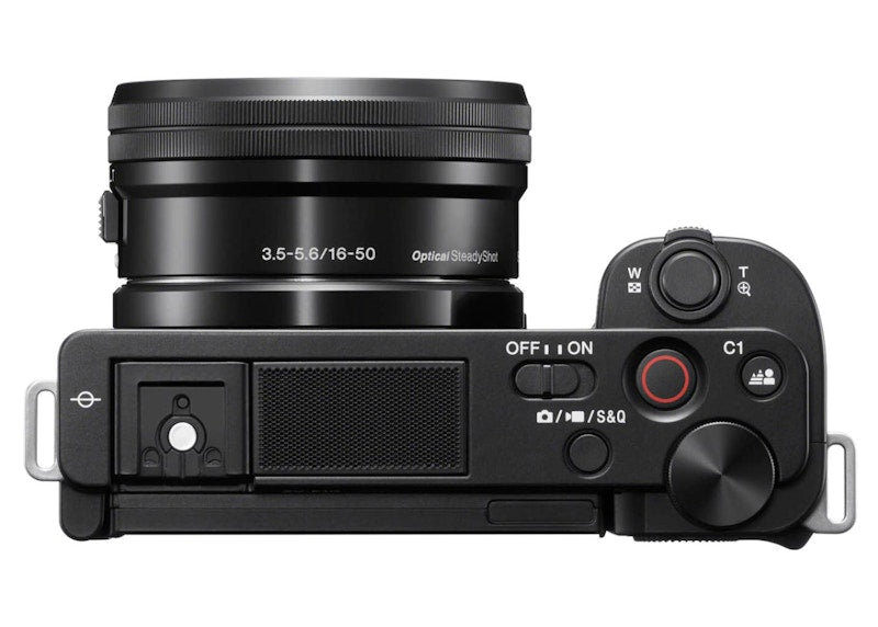 Sony Alpha ZV-E10 Mirrorless Vlog Camera (with 16-50mm Lens) ILCZVE10L/B Black