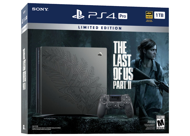 Sony PS4 Playstation 4 Pro 1TB The Last of Us Part 2 Limited Edition Console Bundle 3004136
