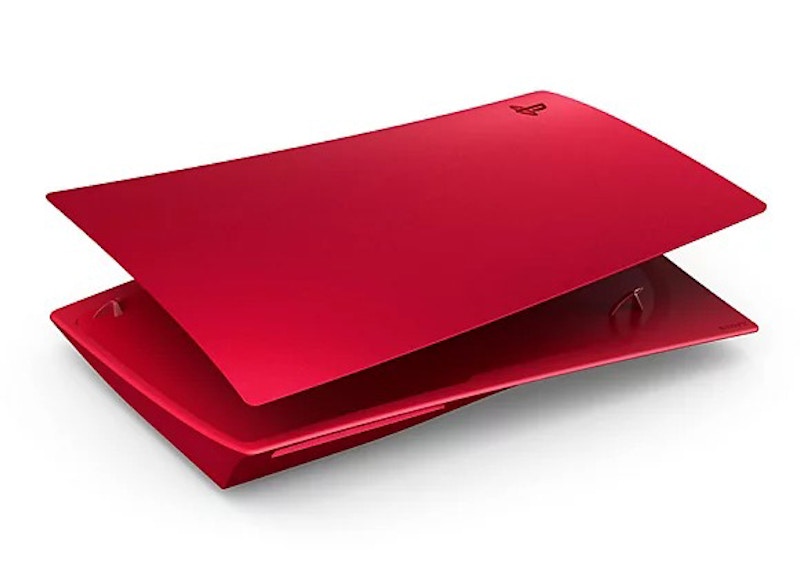 Sony PlayStation PS5 Disc Edition Cover Volcanic Red