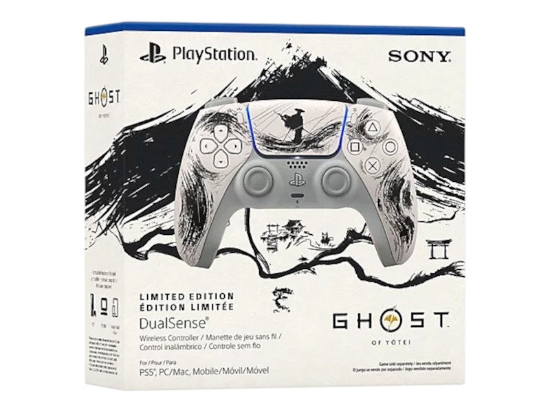 Sony Playstation PS5 DualSense Ghost of Yotei Black Limited Edition