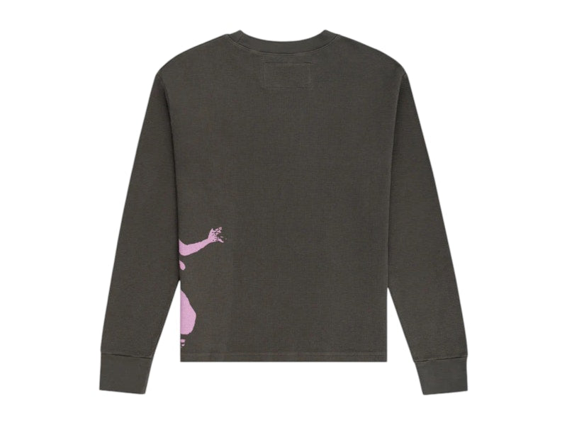 Sp5der 5EX Girl Thermal L/S Tee Dark Grey