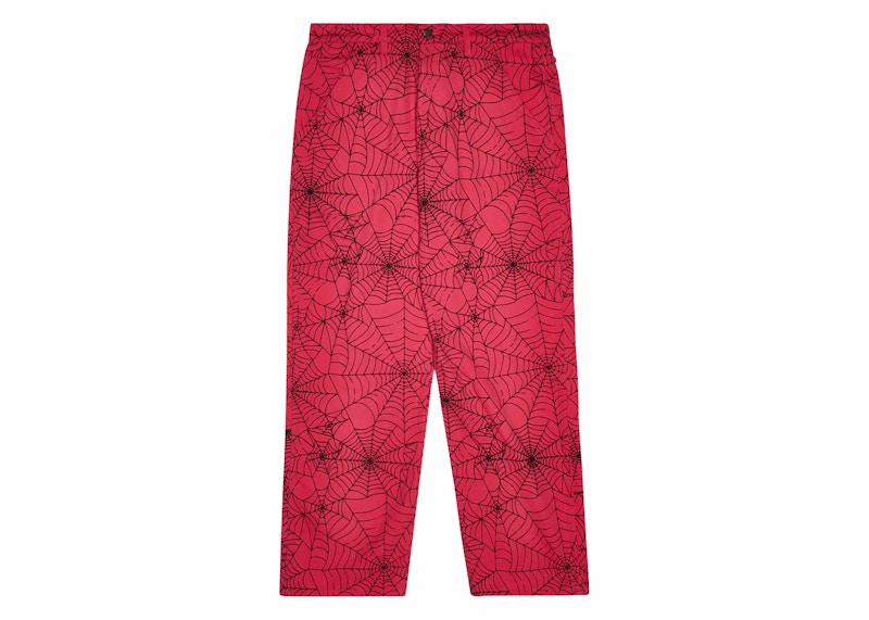 Sp5der AOP Work Pant Pink