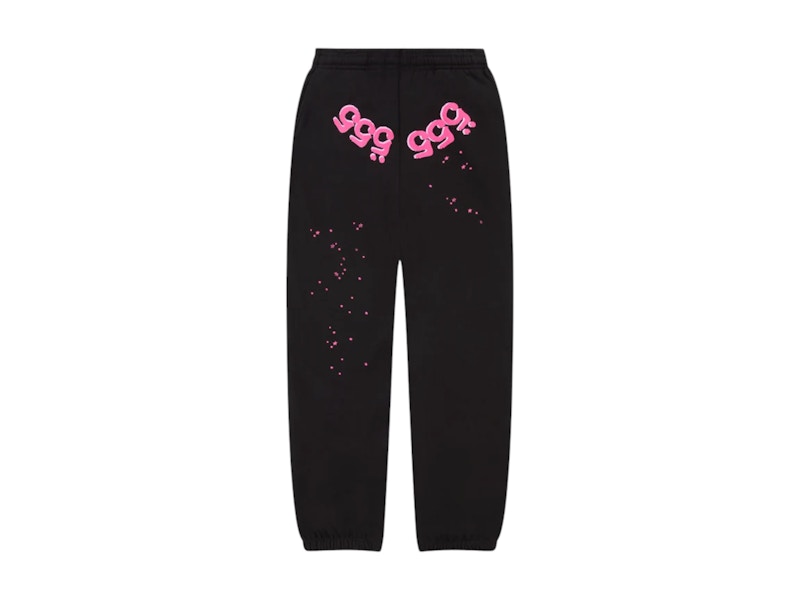 Sp5der Angel Number Sweatpant Black