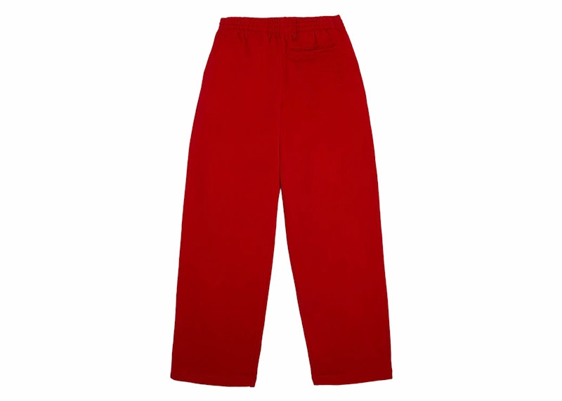 Sp5der Atlanta Open Leg Sweatpant Red