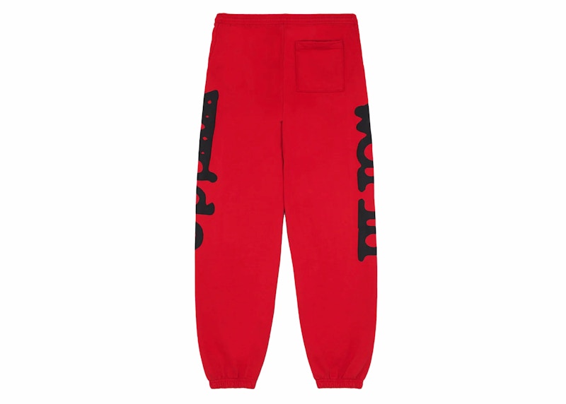 Sp5der Beluga Sweatpants Red