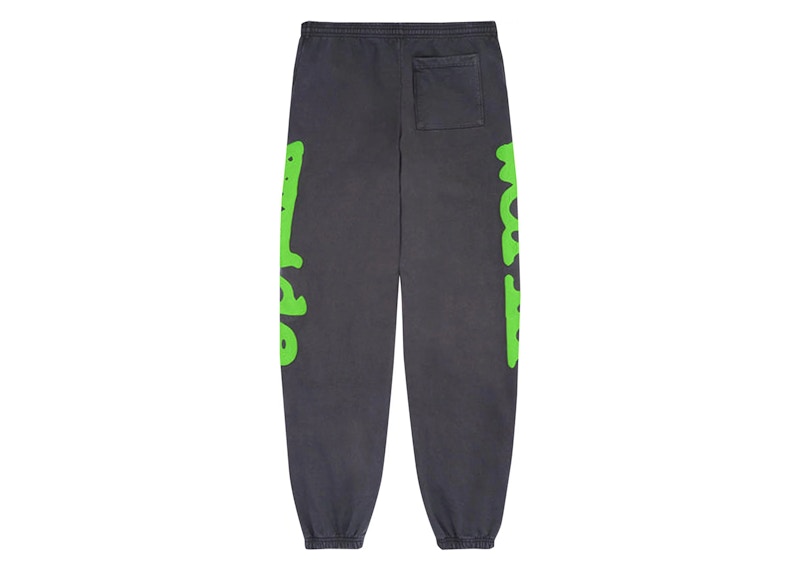 Sp5der Beluga Sweatpants Slate Grey/Green