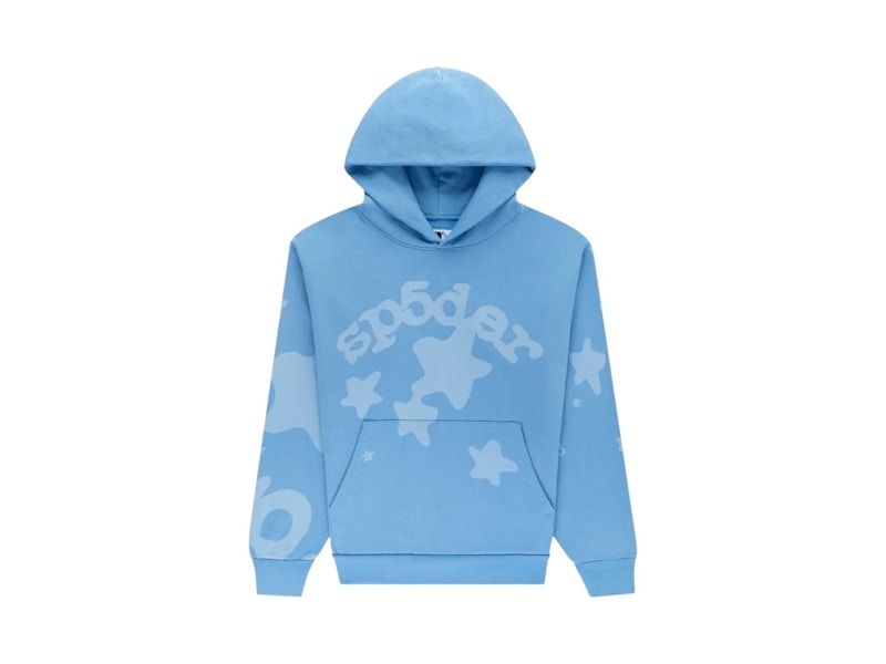 Sp5der Beluga V2 Hoodie Dusty Blue