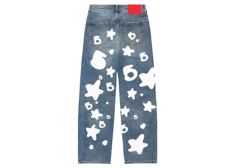 Sp5der Beluga Wash Denim Light Indigo Wash