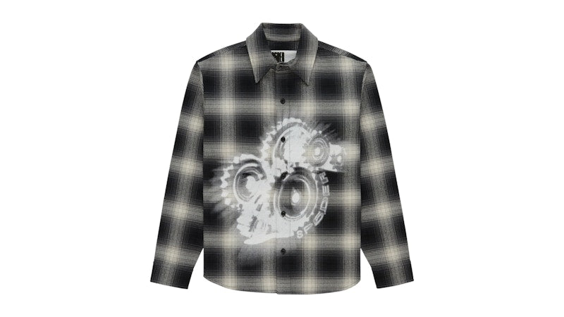 Sp5der Burnout Flannel Grey