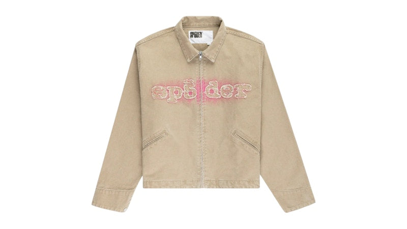 Sp5der Canvas Work Jacket Tan