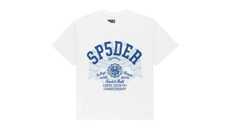 Sp5der Cross Country Slub Tee White