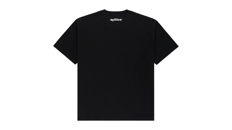 Sp5der Diffused Collegiate Tee Black