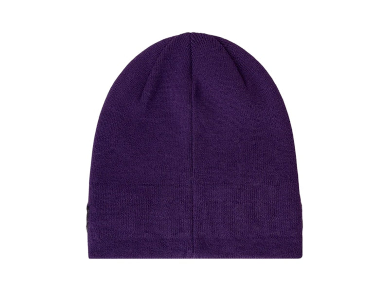 Sp5der Fuzzy Logo Mohair Beanie Purple