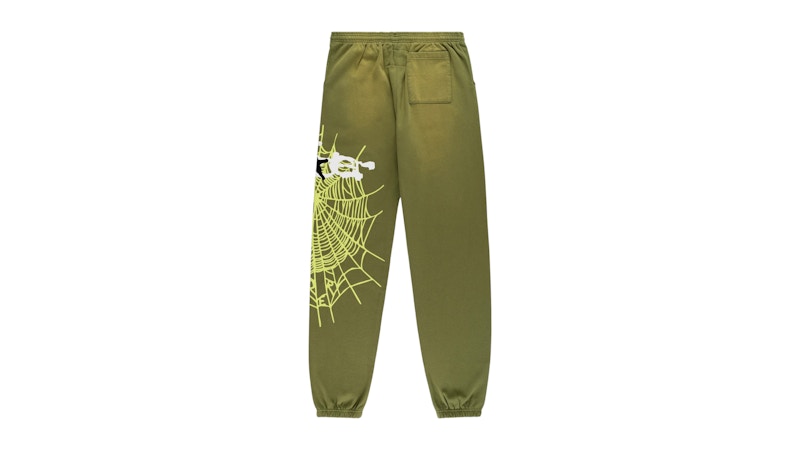 Sp5der Heavy Web Sweatpant Olive